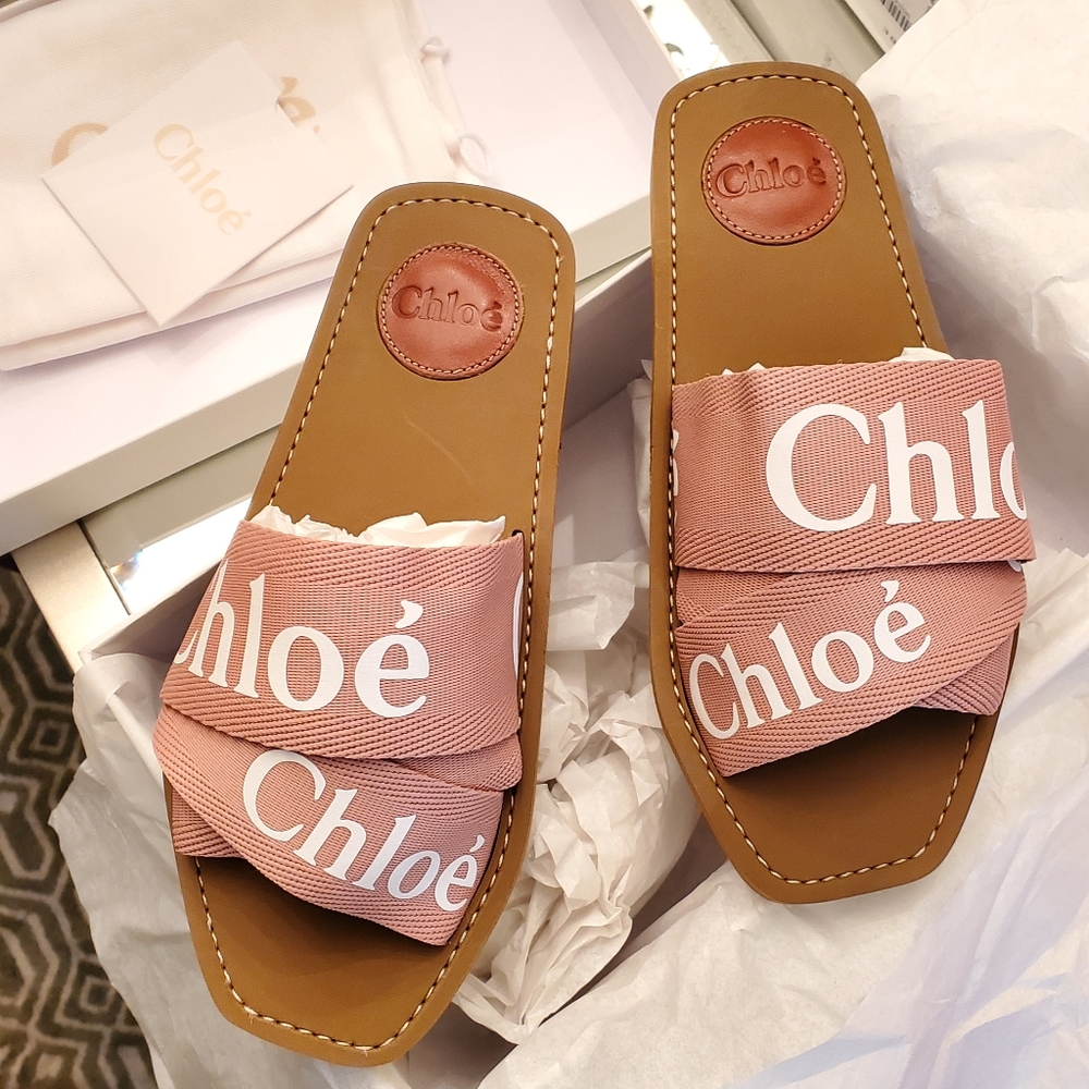Chloe woody sandals